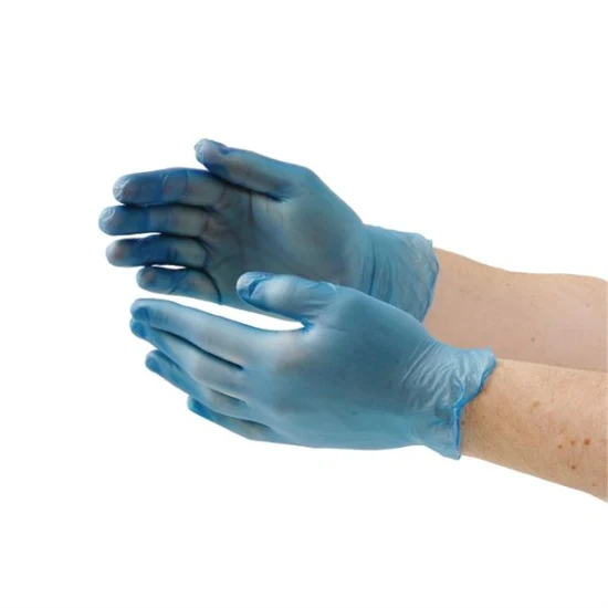 Gants jetables en vinyle PVC sans poudre pour service alimentaire